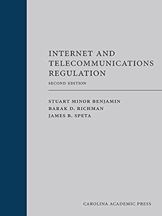 Internet and Telecommunications Regulation